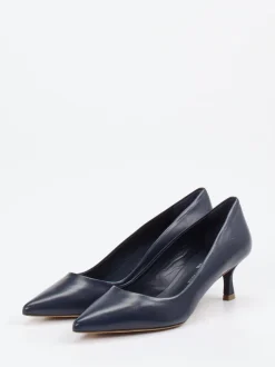 Konstantin Starke – Pumps aus Lackleder in Dunkelblau