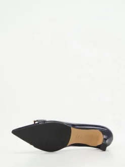 Konstantin Starke – Pumps aus Lackleder in Dunkelblau