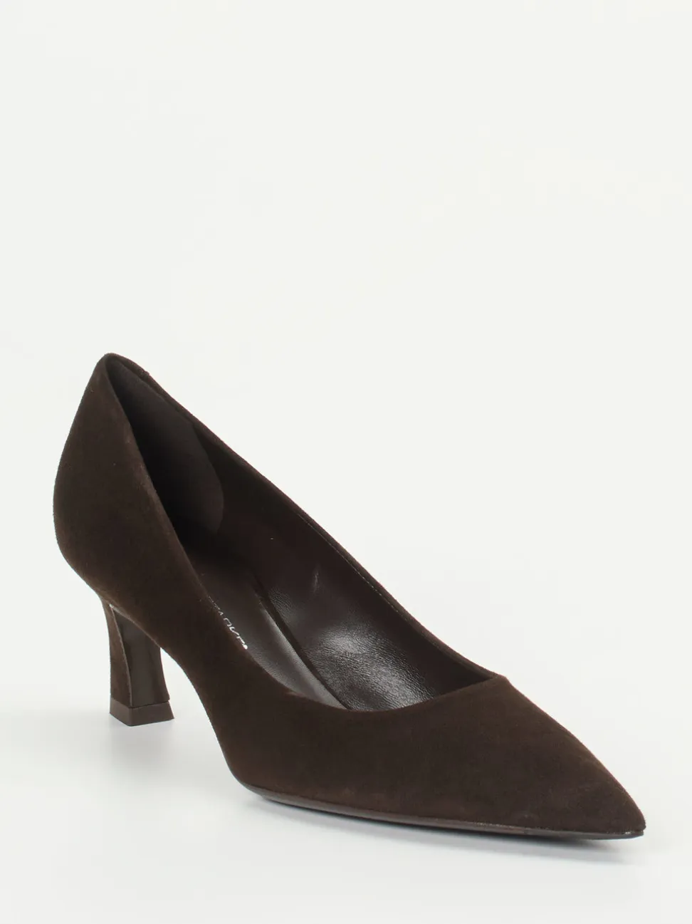 Konstantin Starke – Pumps aus Veloursleder Dunkelbraun