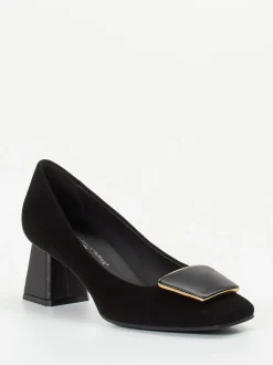 Konstantin Starke – Pumps aus Veloursleder Schwarz