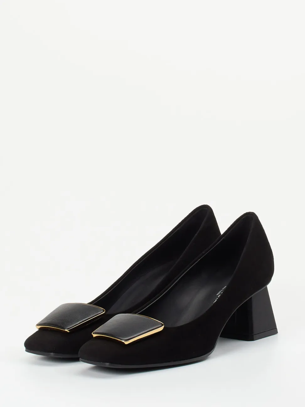 Konstantin Starke – Pumps aus Veloursleder Schwarz