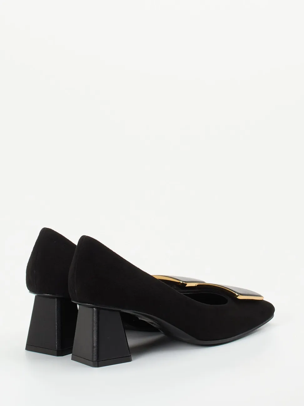 Konstantin Starke – Pumps aus Veloursleder Schwarz