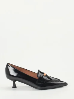 Konstantin Starke – Pumps aus Hochglanzleder schwarz