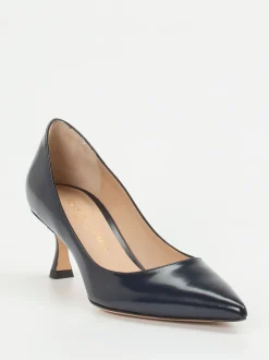 Konstantin Starke – Pumps aus Hochglanzleder in Blau