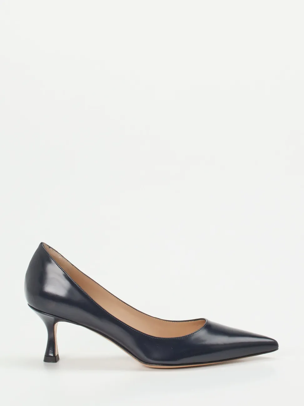 Konstantin Starke – Pumps aus Hochglanzleder in Blau