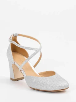 Konstantin Starke – Pumps aus Metallic mit Glitzerfinish