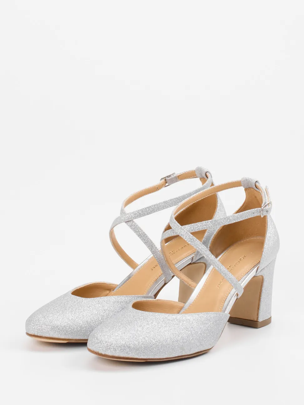 Konstantin Starke – Pumps aus Metallic mit Glitzerfinish