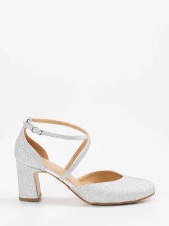 Konstantin Starke – Pumps aus Metallic mit Glitzerfinish