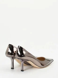 Konstantin Starke – Pumps aus Metallicleder Anthrazit