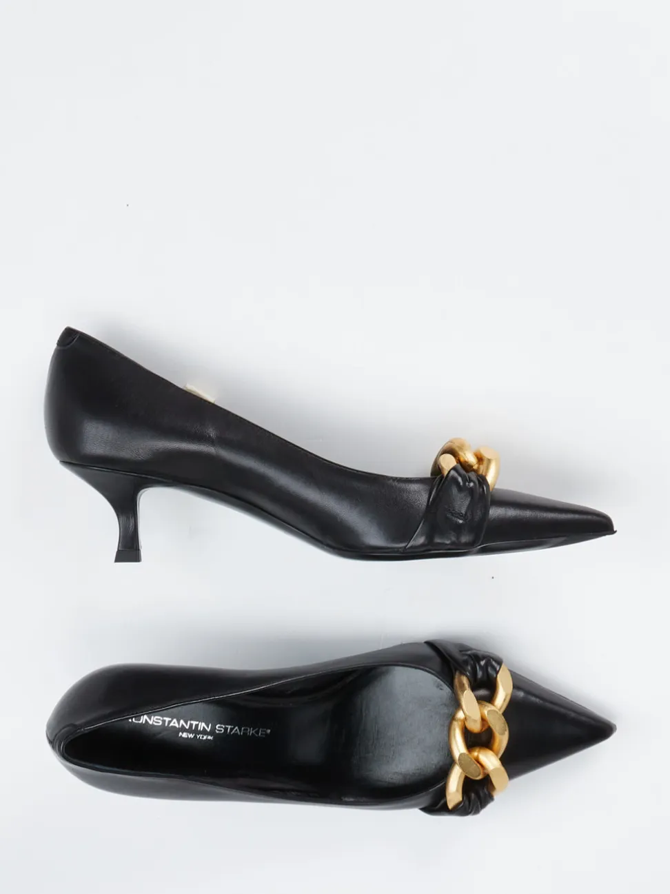 Konstantin Starke – Pumps aus Lammleder in Schwarz
