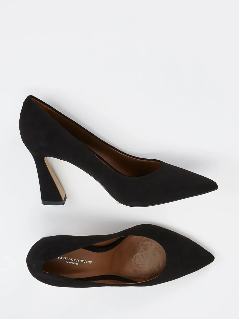 Konstantin Starke – Pumps aus Veloursleder Schwarz