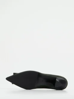 Konstantin Starke – Pumps aus Veloursleder tannengrün