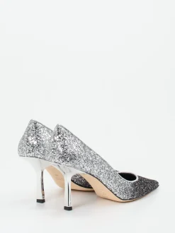Konstantin Starke – Pumps aus Metallicleder in Silber