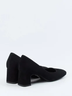 Konstantin Starke – Pumps aus Veloursleder Schwarz