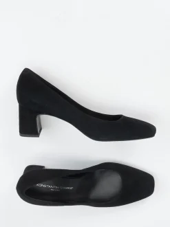 Konstantin Starke – Pumps aus Veloursleder Schwarz