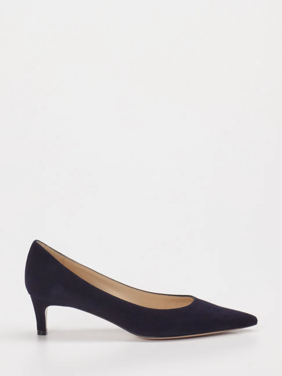 Konstantin Starke – Pumps aus Veloursleder Dunkelblau