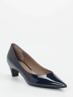 Konstantin Starke – Pumps aus Lackleder Dunkelblau