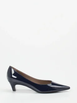 Konstantin Starke – Pumps aus Lackleder Dunkelblau