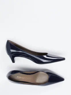 Konstantin Starke – Pumps aus Lackleder Dunkelblau