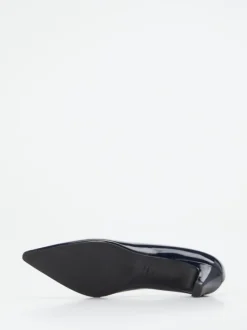 Konstantin Starke – Pumps aus Lackleder Dunkelblau