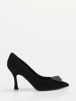 Konstantin Starke – Pumps aus Veloursleder Schwarz