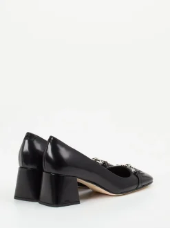 Konstantin Starke – Pumps aus Hochglanzleder Schwarz