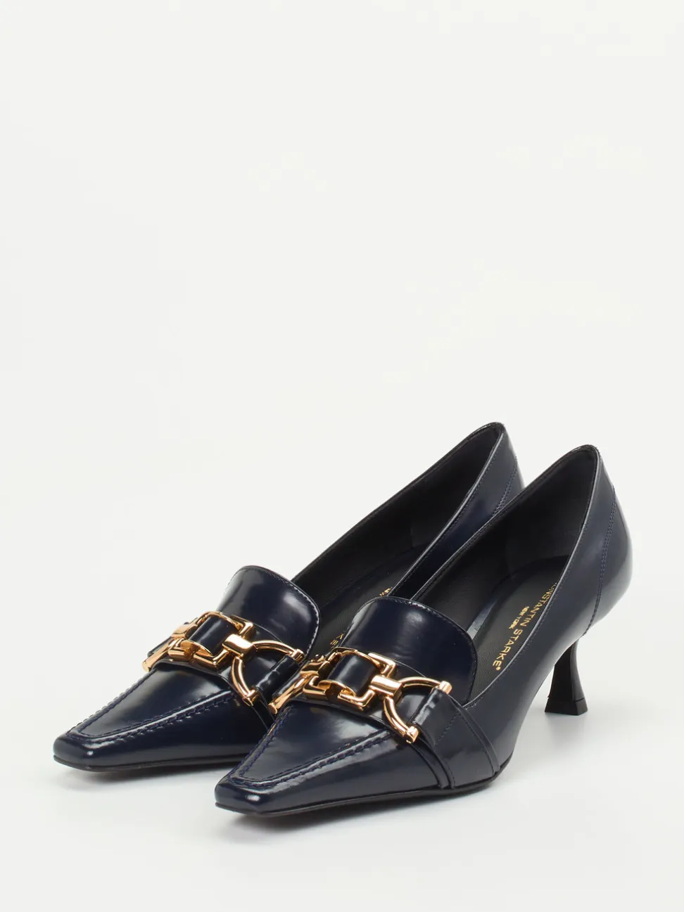 Konstantin Starke – Pumps aus Hochglanzleder Dunkelblau