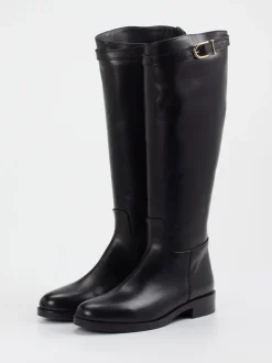 Konstantin Starke – Reitstiefel aus Kalbleder Schwarz