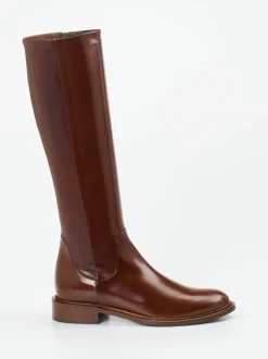 Konstantin Starke – Reitstiefel aus Lammleder kastanienbraun