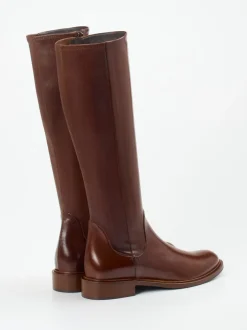 Konstantin Starke – Reitstiefel aus Lammleder kastanienbraun