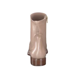 Konstantin Starke – Reißverschluss-Stiefeletten aus Lammleder beige