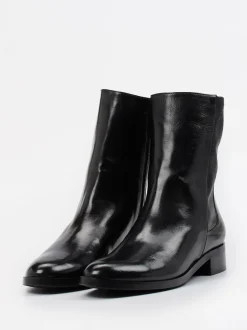Konstantin Starke – Reißverschluss-Stiefelette aus Lammleder Blau