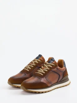 Konstantin Starke – Retro-Sneaker aus Veloursleder braun