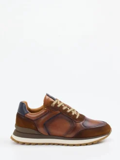 Konstantin Starke – Retro-Sneaker aus Veloursleder braun