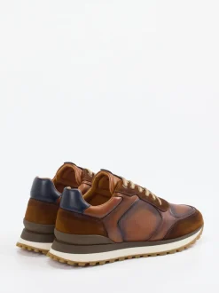 Konstantin Starke – Retro-Sneaker aus Veloursleder braun