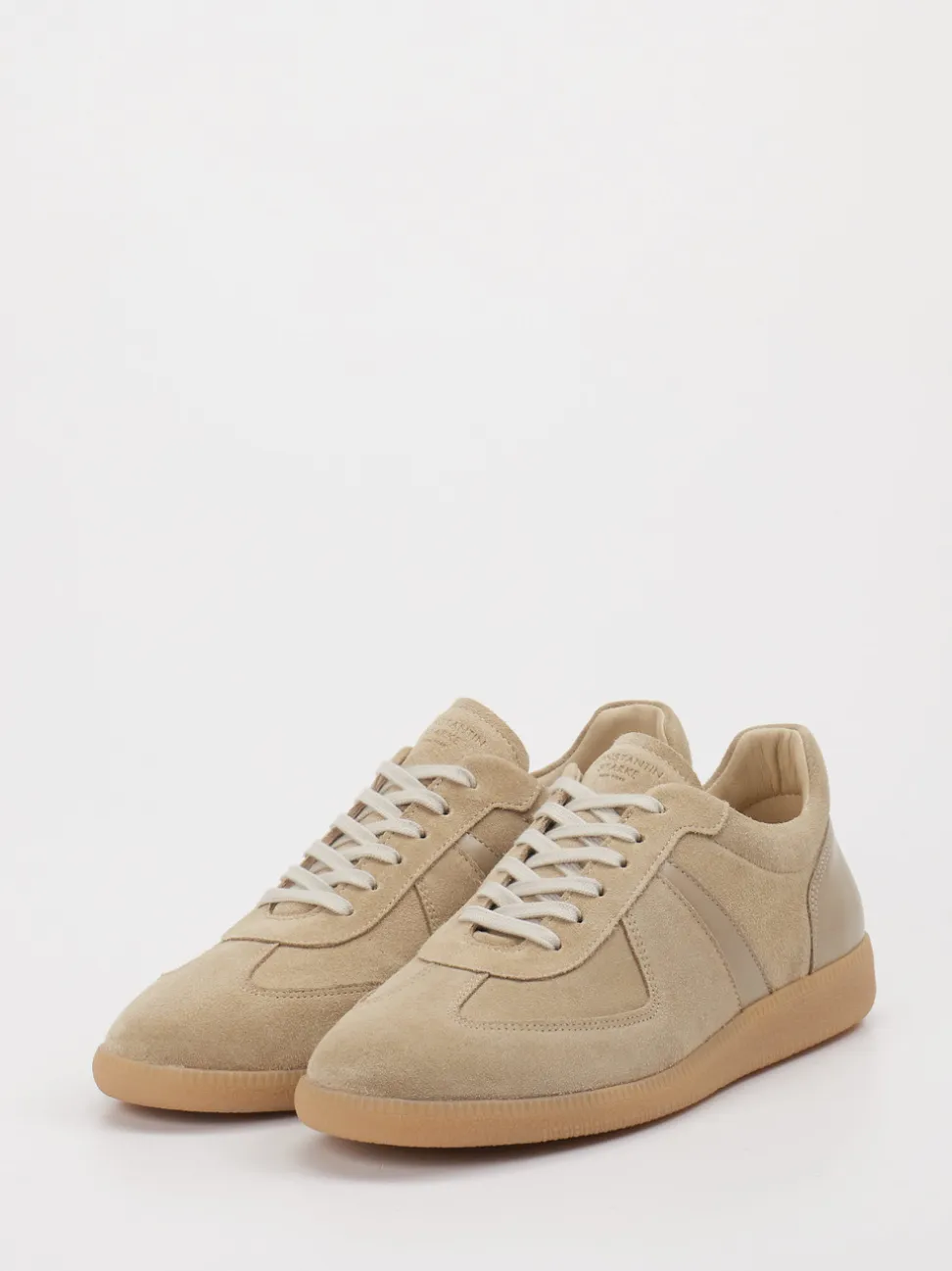 Konstantin Starke – Retro-Sneaker aus Veloursleder Beige