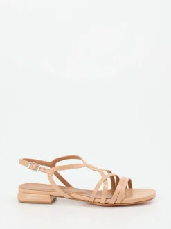 Konstantin Starke – Riemchensandalen aus Lackleder beige