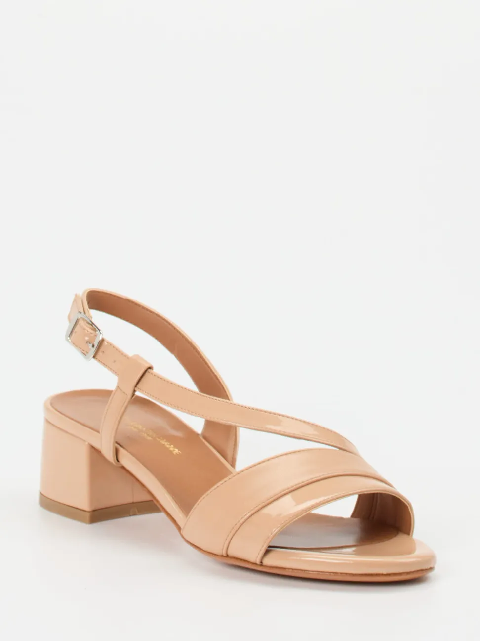 Konstantin Starke – Sandalette aus Lackleder Nude-Rosé