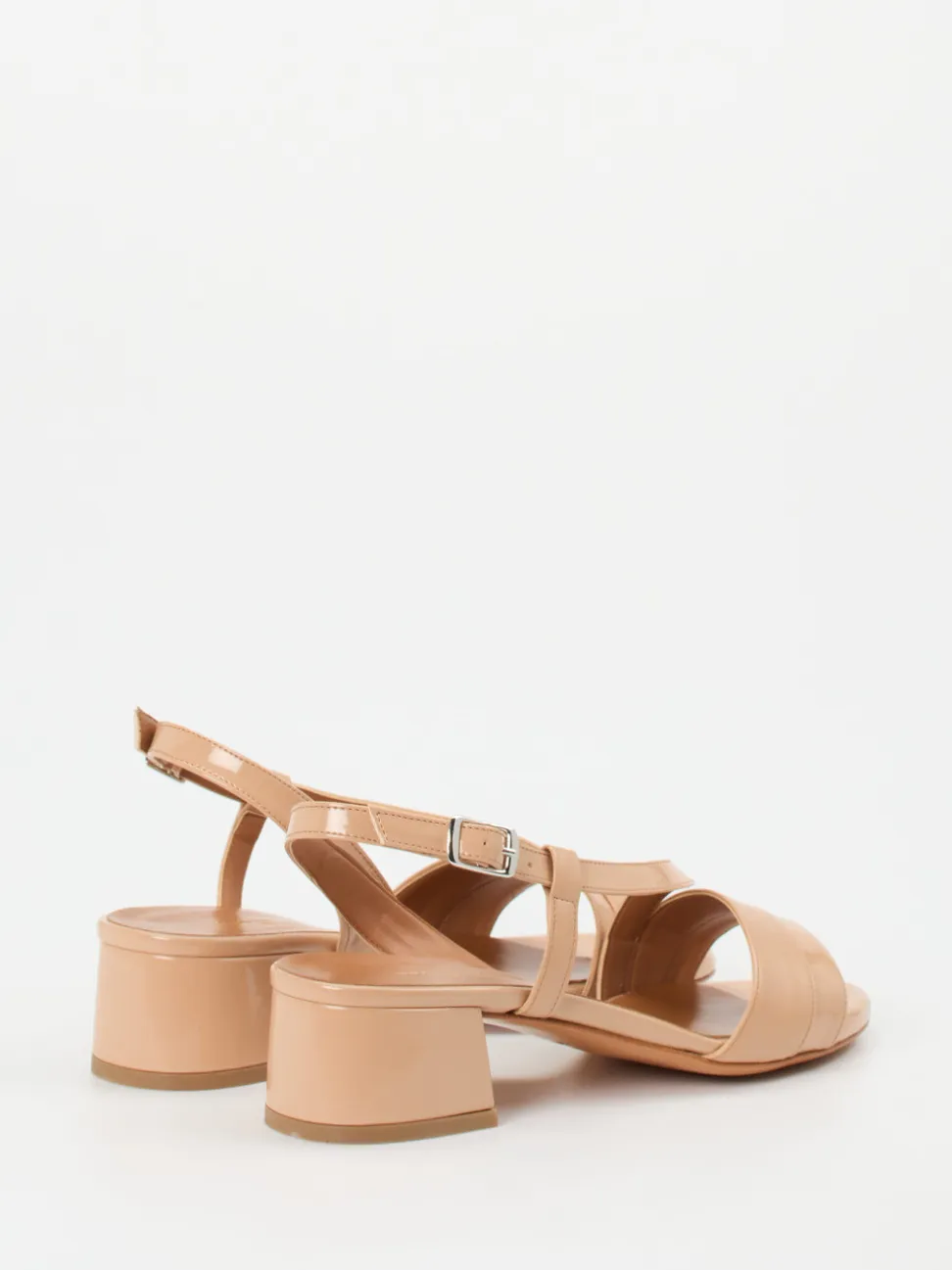 Konstantin Starke – Sandalette aus Lackleder Nude-Rosé