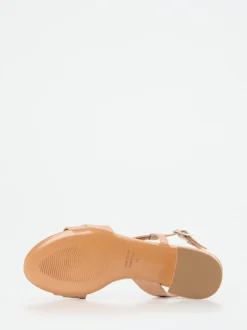 Konstantin Starke – Sandalette aus Lackleder Nude-Rosé