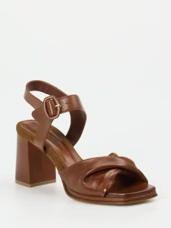 Konstantin Starke – Sandalen aus Lammleder in Braun