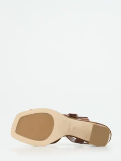 Konstantin Starke – Sandalen aus Lammleder in Braun