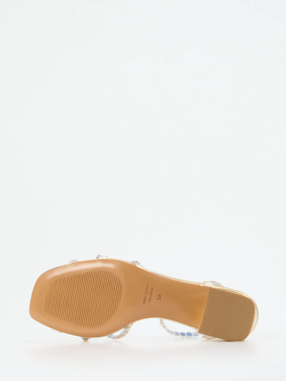 Konstantin Starke – Sandaletten aus Metallicleder gold