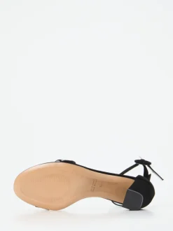 Konstantin Starke – Sandalette aus Veloursleder schwarz