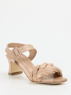 Konstantin Starke – Sandalen aus Flechtleder Nude