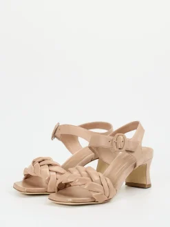 Konstantin Starke – Sandalen aus Flechtleder Nude