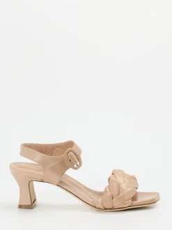 Konstantin Starke – Sandalen aus Flechtleder Nude