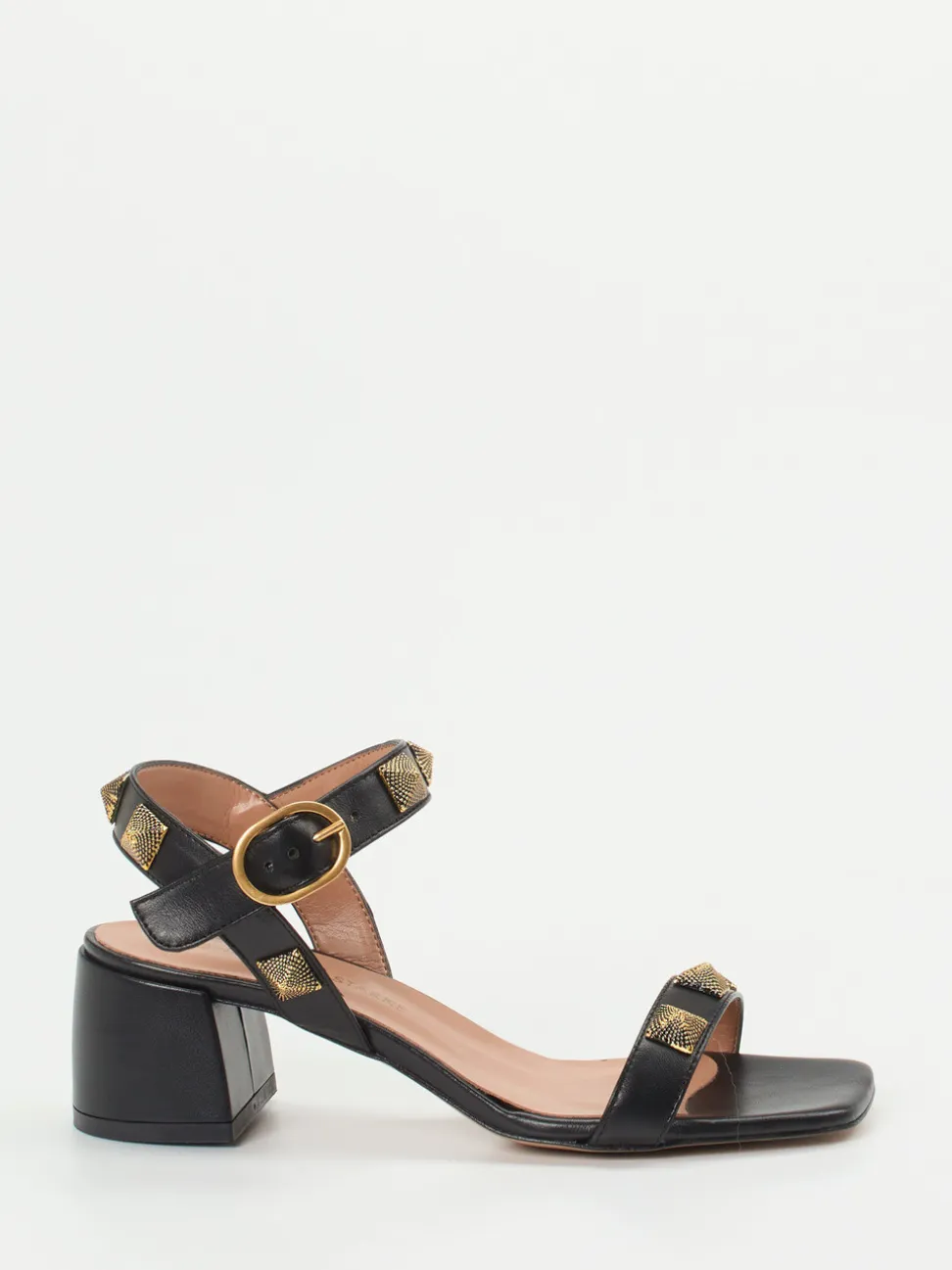 Konstantin Starke – Sandalen aus Lammleder Schwarz