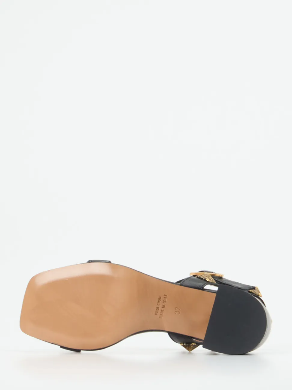 Konstantin Starke – Sandalen aus Lammleder Schwarz