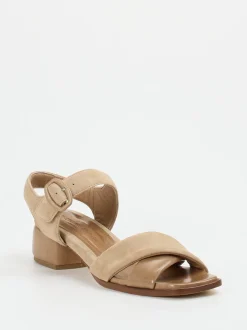 Konstantin Starke – Sandalen aus Veloursleder beige